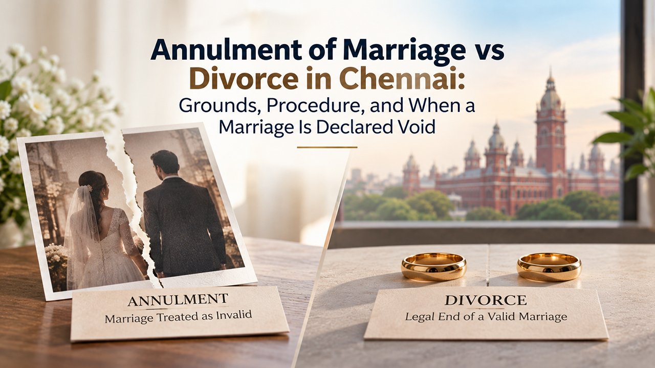Annulment of Marriage vs Divorce in Chennai: Grounds, Procedure, and When a Marriage Is Declared Void