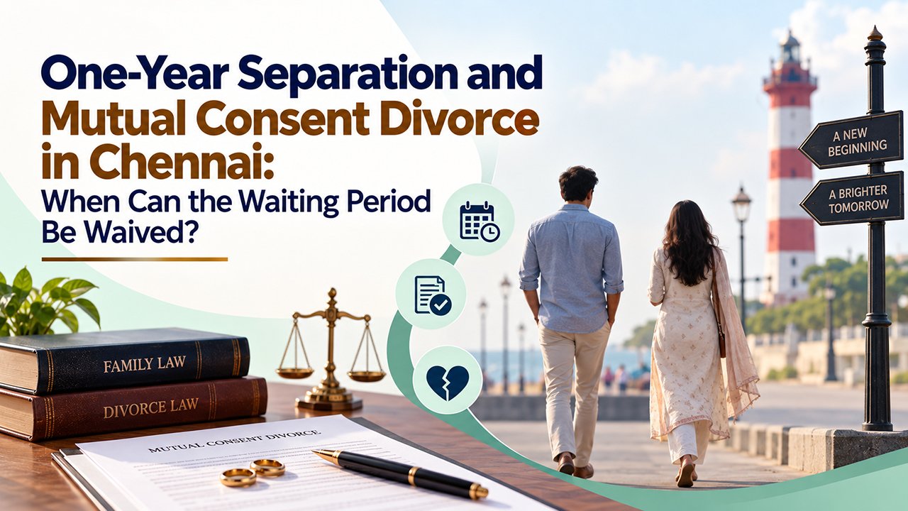 One-Year Separation and Mutual Consent Divorce in Chennai: When Can the Waiting Period Be Waived?